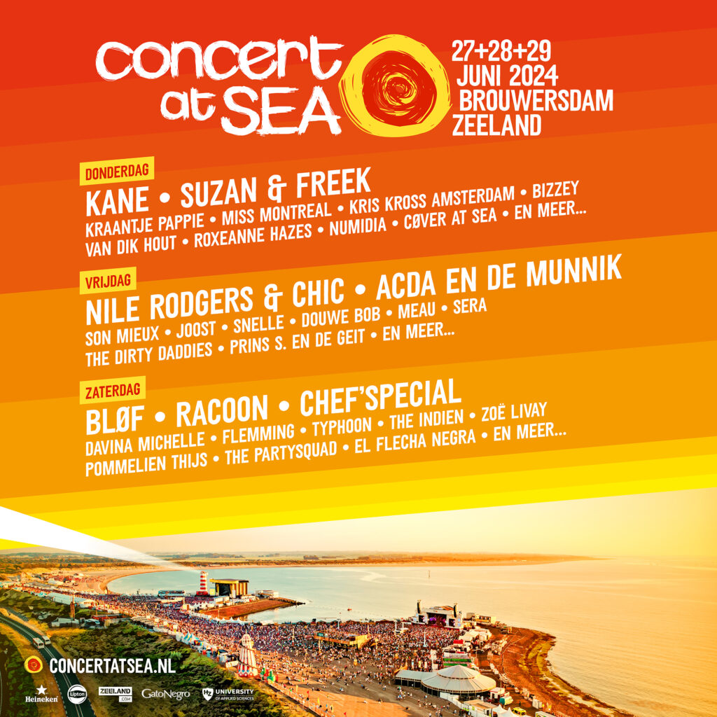 Nieuwe namen voor Concert at SEA 2024 Concert at SEA